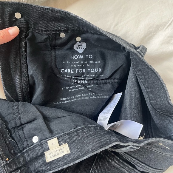 Madewell The Perfect Vintage Jeans 26 high waisted - Picture 6 of 13
